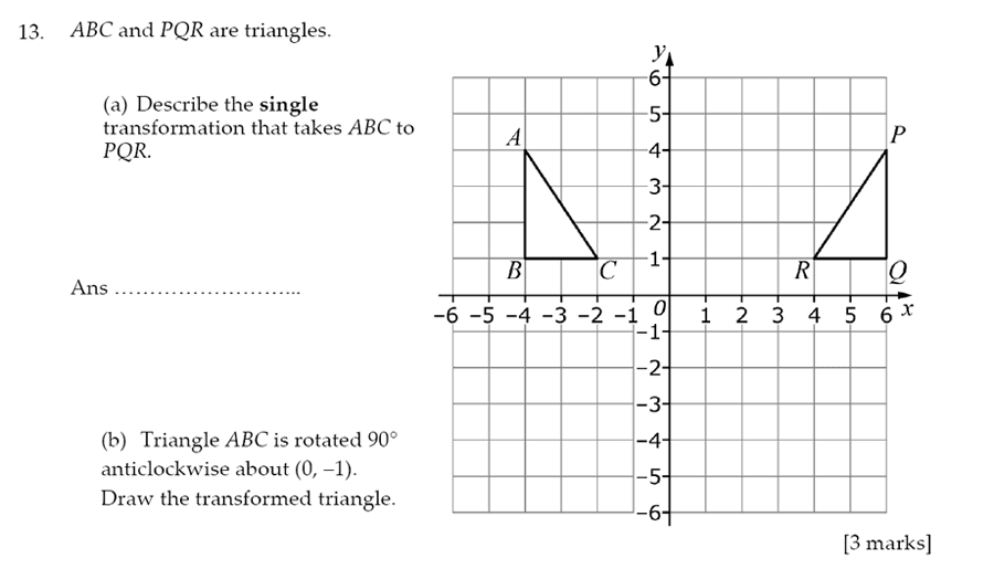 Sevenoaks School - Year 9 Maths Sample Paper 2012 Question 17