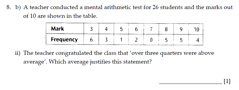 Sevenoaks School - Year 9 Maths Sample Paper 2013 Question 13