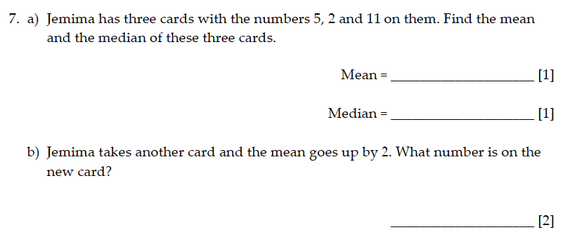 Sevenoaks School - Year 9 Maths Sample Paper 2015 Question 08