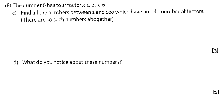 St Albans School, Hertfordshire - 13 Plus Entrance Exam Maths Paper 2016 Question 22