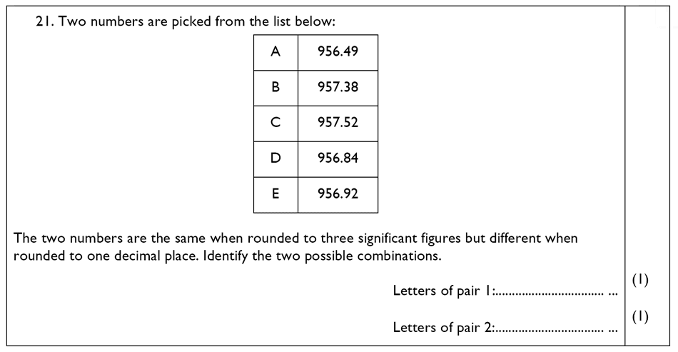 The John Lyon School - 13 Plus Maths Sample Paper Question 23