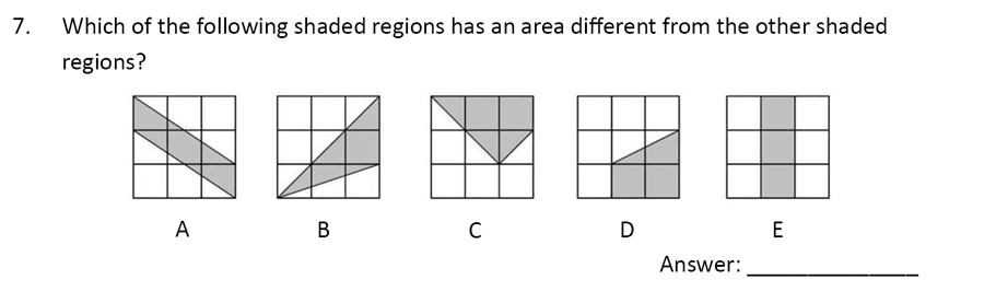 The Perse Upper School - Year 9 Maths Specimen Paper 5 Question 07
