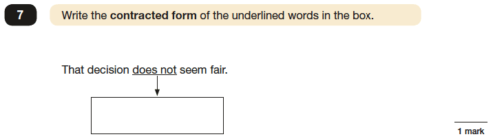 Question 07 SPaG KS2 SATs Papers 2016 - Year 6 English Practice Paper 1, Punctuation