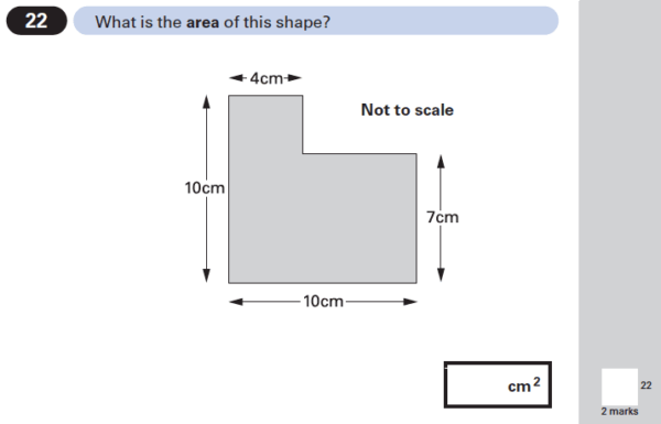 KS2 SATs Maths - Area & Perimeter - Past Paper Questions - Page 2 of 3 ...