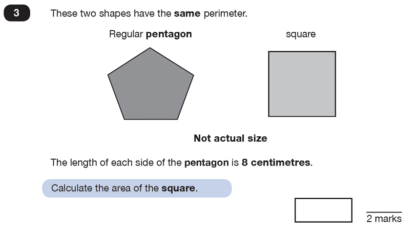 Question 03 Maths KS2 SATs Test Paper 6 - Reasoning Part C