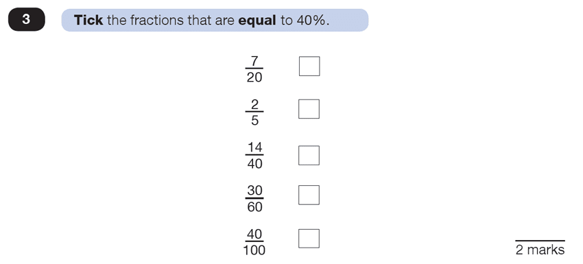 Question 03 Maths KS2 SATs Test Paper 7 - Reasoning Part C