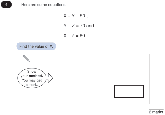 Question 04 Maths KS2 SATs Test Paper 8 - Reasoning Part C