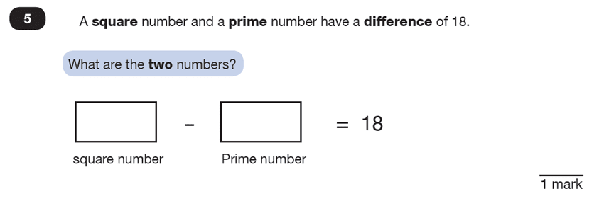 Question 05 Maths KS2 SATs Test Paper 2 - Reasoning Part B