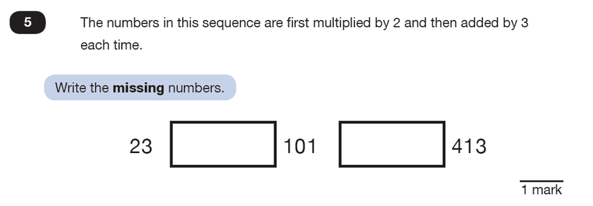 Question 05 Maths KS2 SATs Test Paper 5 - Reasoning Part B