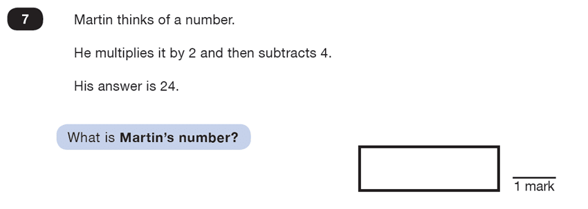 Question 07 Maths KS2 SATs Test Paper 7 - Reasoning Part B