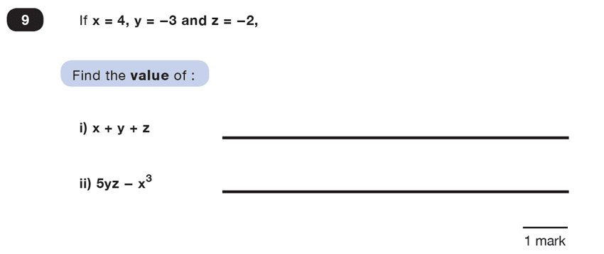 Question 09 Maths KS2 SATs Test Paper 5 - Reasoning Part C
