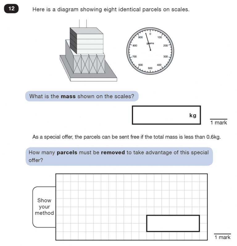 Ks2 Sats Maths Measurement Past Paper Questions Piacademy 7008