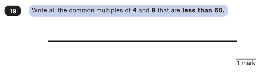 Question 19 Maths KS2 SATs Test Paper 4 - Reasoning Part B