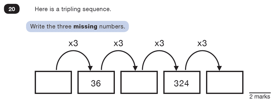 Question 20 Maths KS2 SATs Test Paper 4 - Reasoning Part B