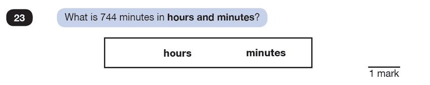 Question 23 Maths KS2 SATs Test Paper 3 - Reasoning Part B