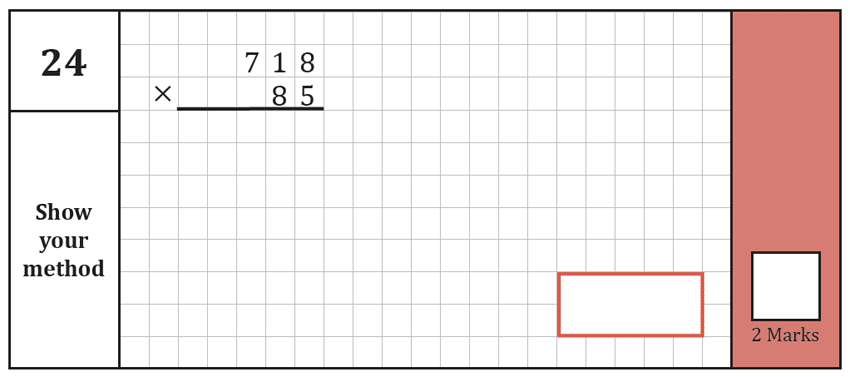 Question 24 Maths KS2 SATs Test Paper 8 - Arithmetic Part A