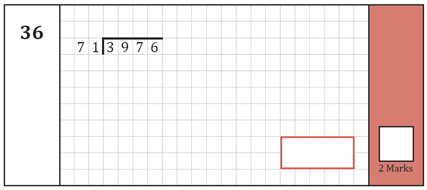 Question 36 Maths KS2 SATs Test Paper 8 - Arithmetic Part A