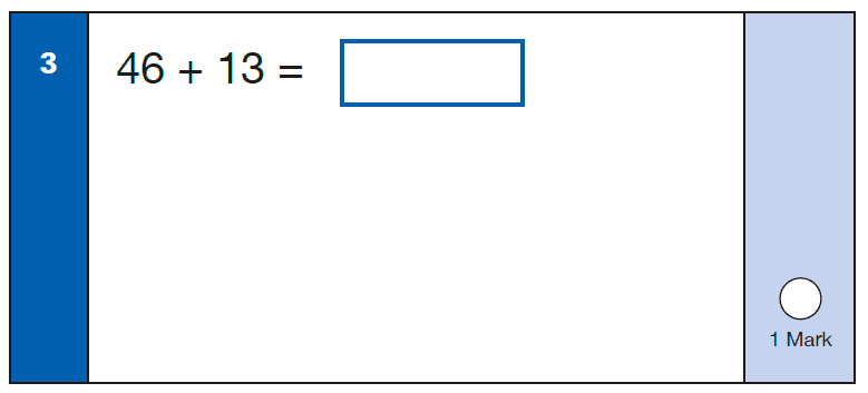 Maths KS1 SATs SET 9 - Paper 1 Arithmetic Question 03, Calculations, Addition