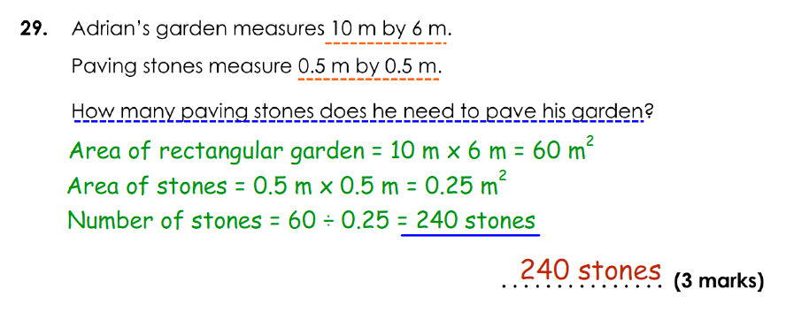 Bancroft’s School - 11 Plus Maths Sample Paper 2021 entry Answer 36