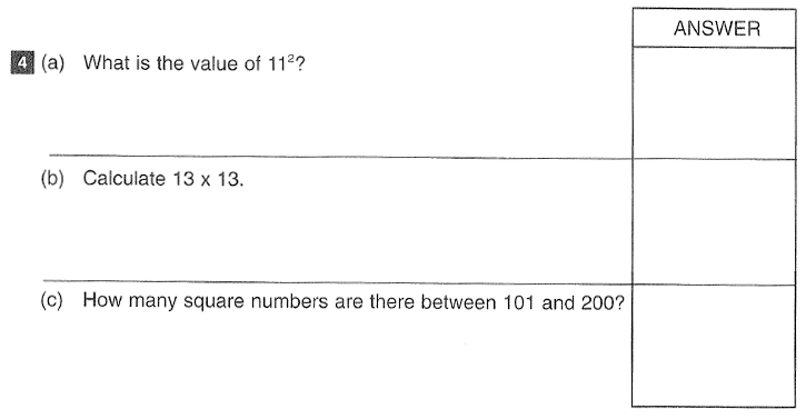 CSSE Maths 2016 Entry Question 06