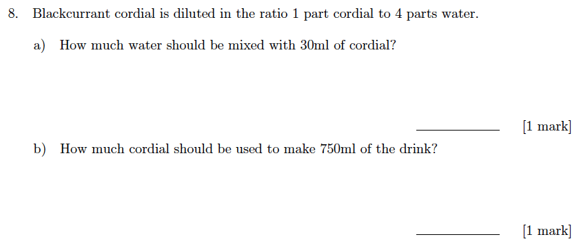 Sevenoaks School Year 7 Sample Paper 2018 Question 08