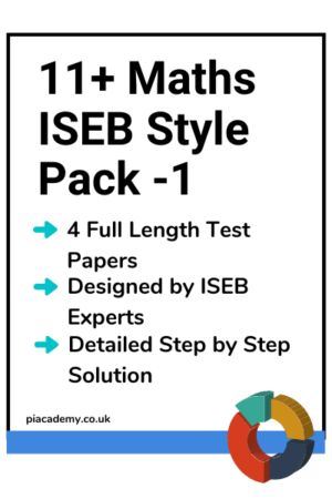 11 Plus ISEB Maths Papers Pack 1 with answers