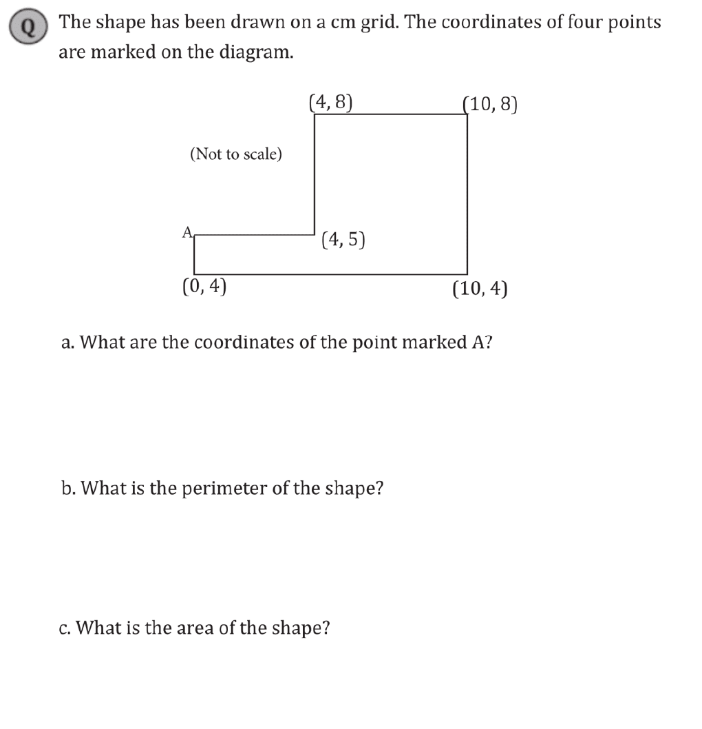 11+ Maths Challenging- Geometry - Practise Question 023 - A