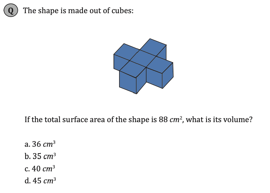 11+ Maths Challenging - Measurements - Practise Question 067 - A