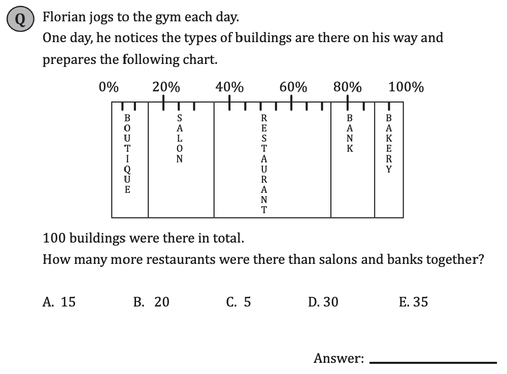11+ Maths Challenging- Numbers - Practise Question 014 - A