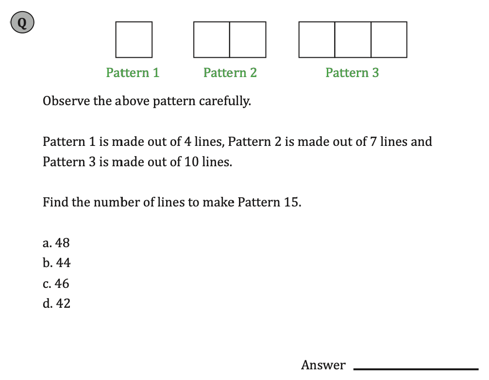 11+ Maths Challenging- Numbers - Practise Question 060 - A