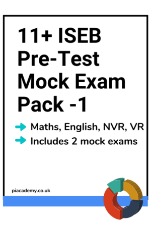 11 Plus ISEB Pre-Test Mock Exam Pack 1