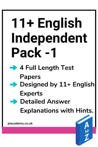 11 Plus Independent English Papers Pack 1 with answers