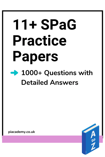 11 Plus SPaG Practice Papers Product page