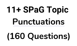 11 Plus SPaG Punctuations Topic