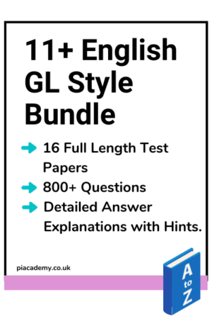 11 Plus English GL Style Practice Papers Bundle