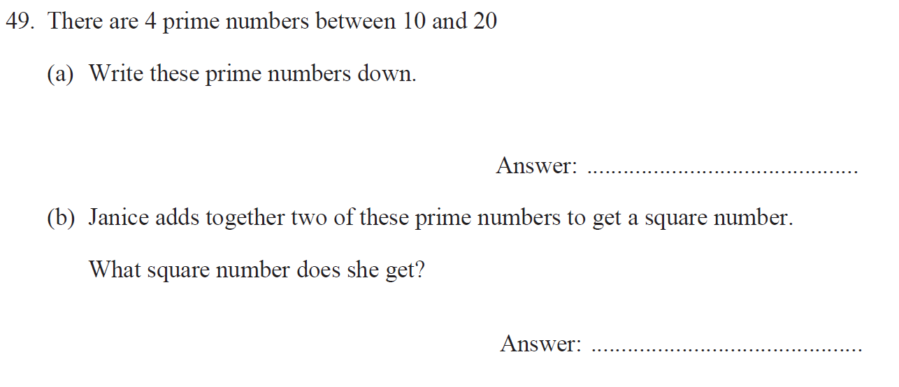 Group 1 Maths 2017 - Question 59