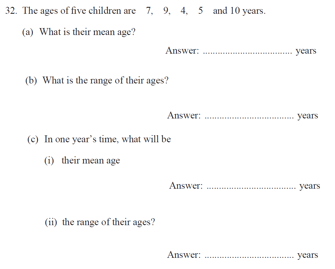 Group 2 Maths 2017 - Question 35