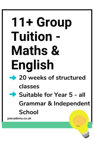 11 Plus Group Tutoring - Maths and English