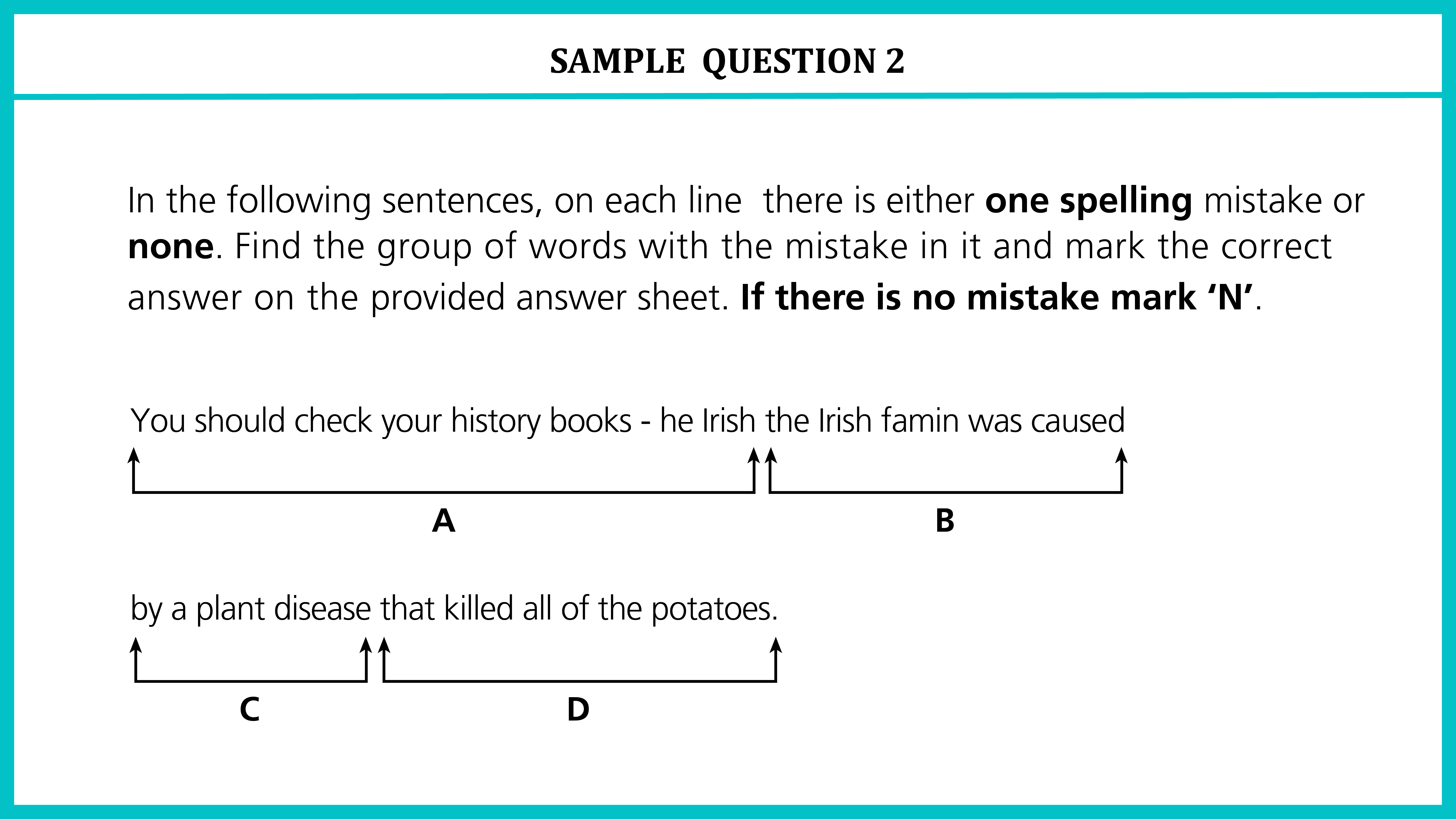 11+ GL Article English Sample Question 02