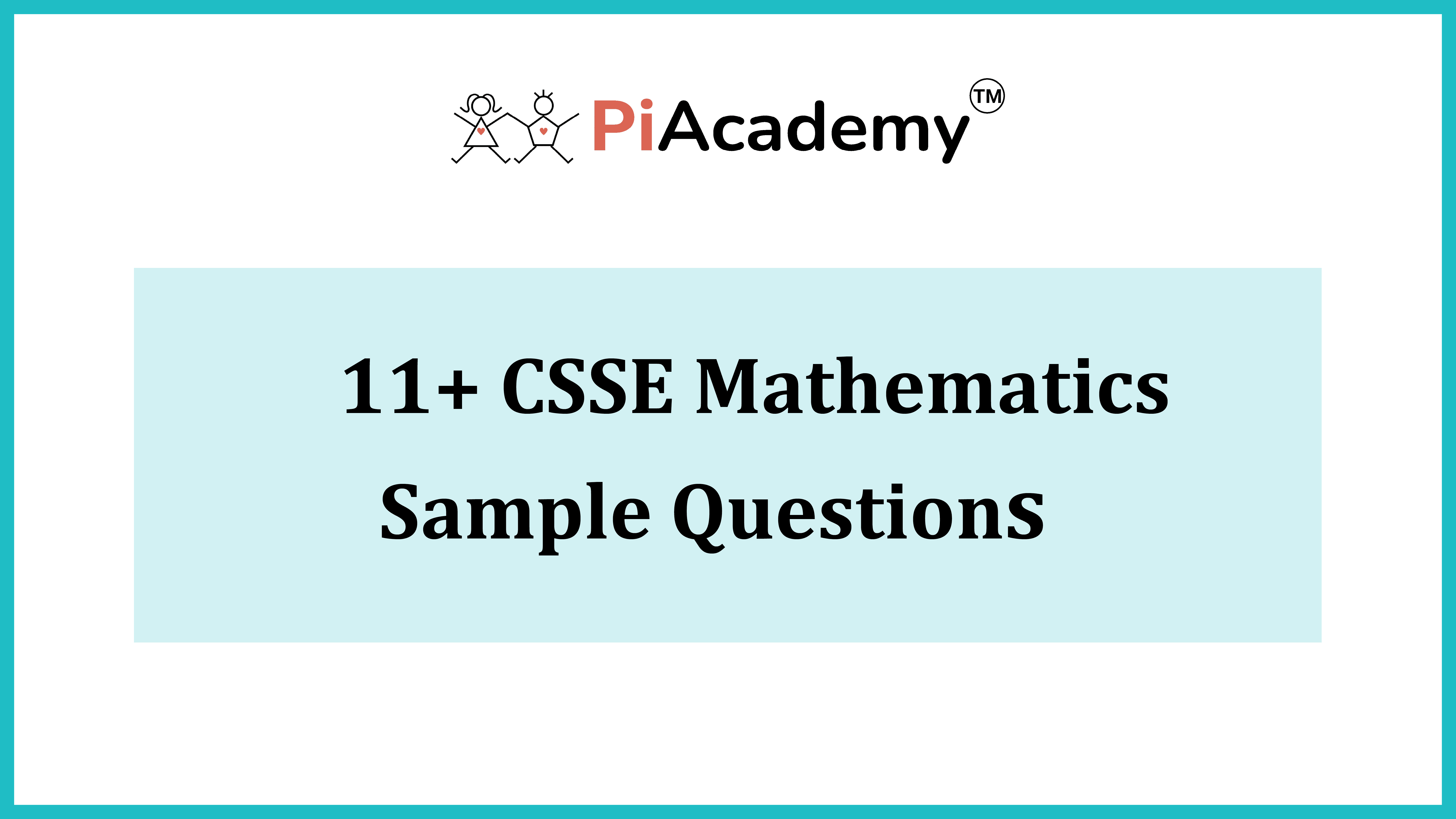 11 Plus (11+) Maths Papers, Questions & Complete Guide