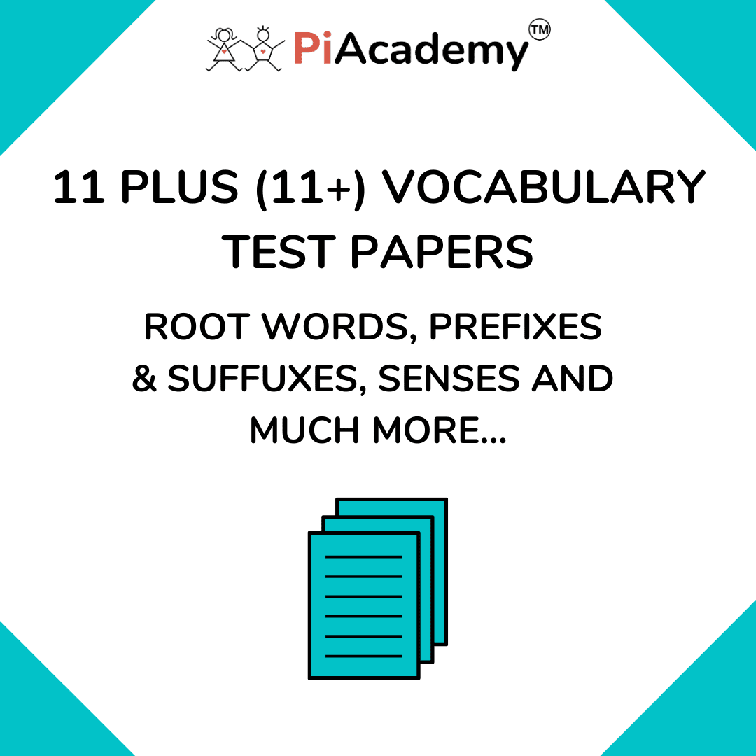 11 Plus (11+) Vocabulary Test Papers | Detailed Answers