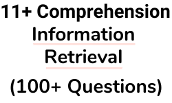 11 Plus Comprehension Information Retrieval Test Paper