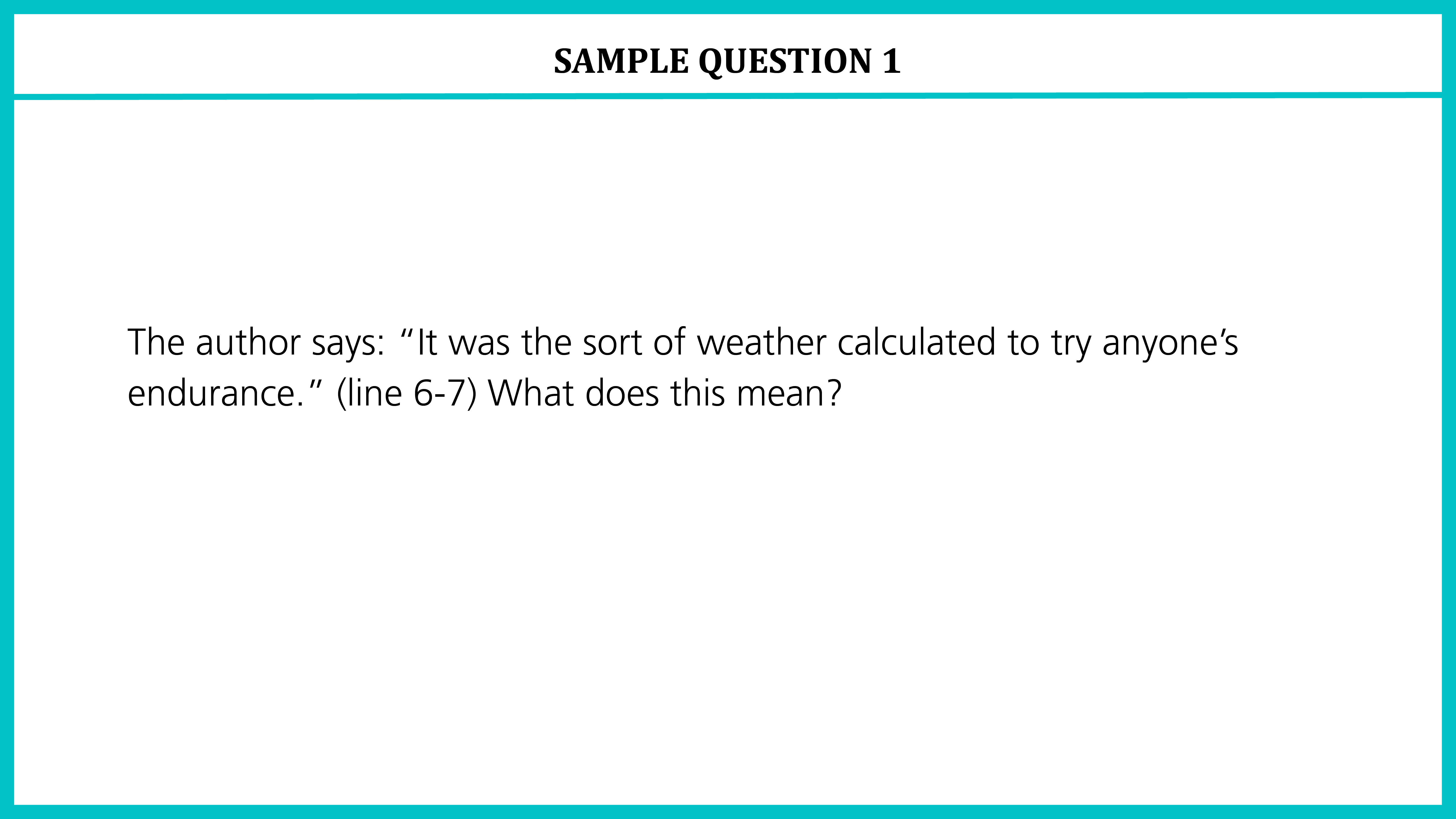 11 Plus ISEB Complete Guide Article English Question 01
