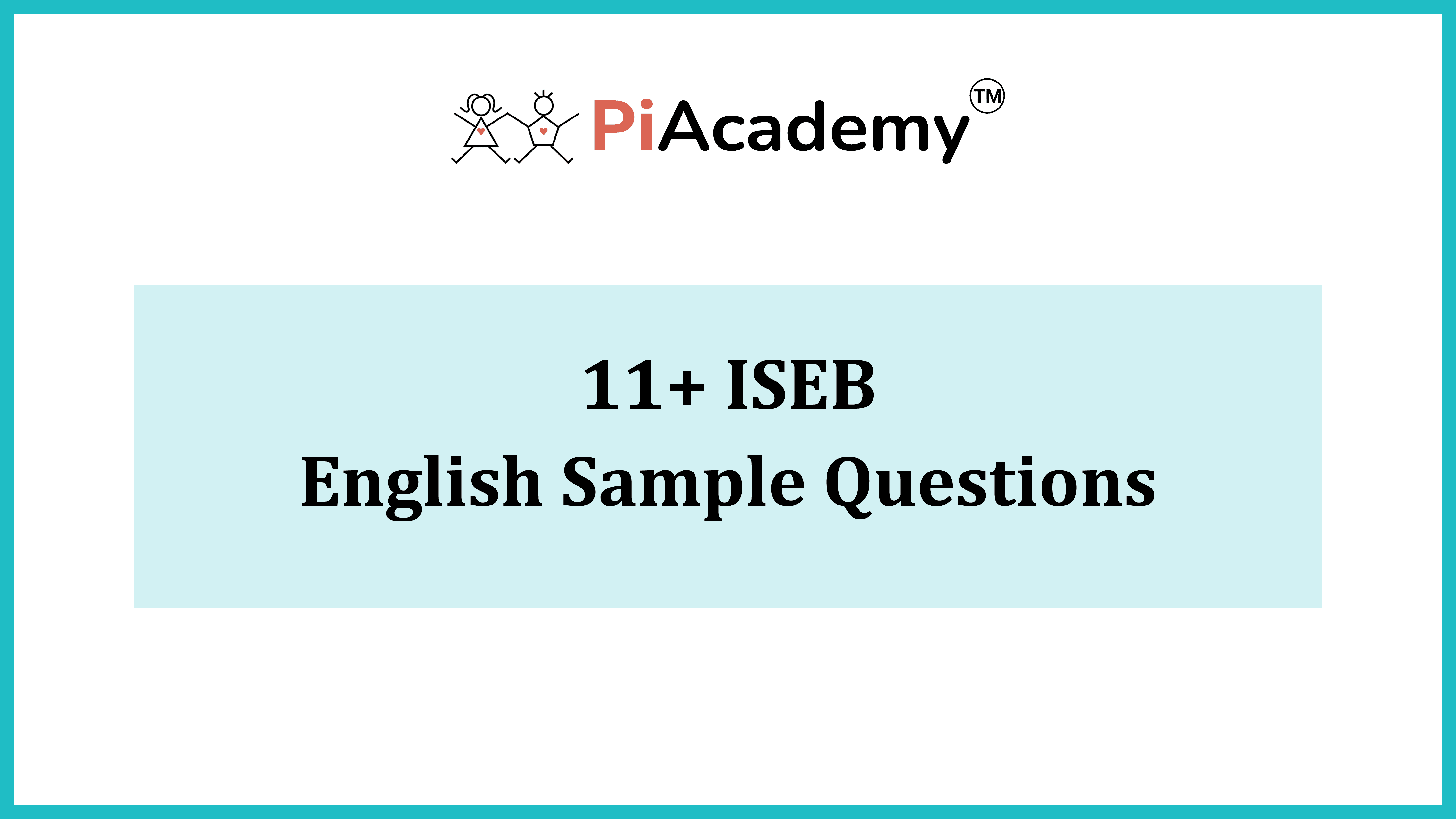 11 Plus ISEB Complete Guide Article English Title