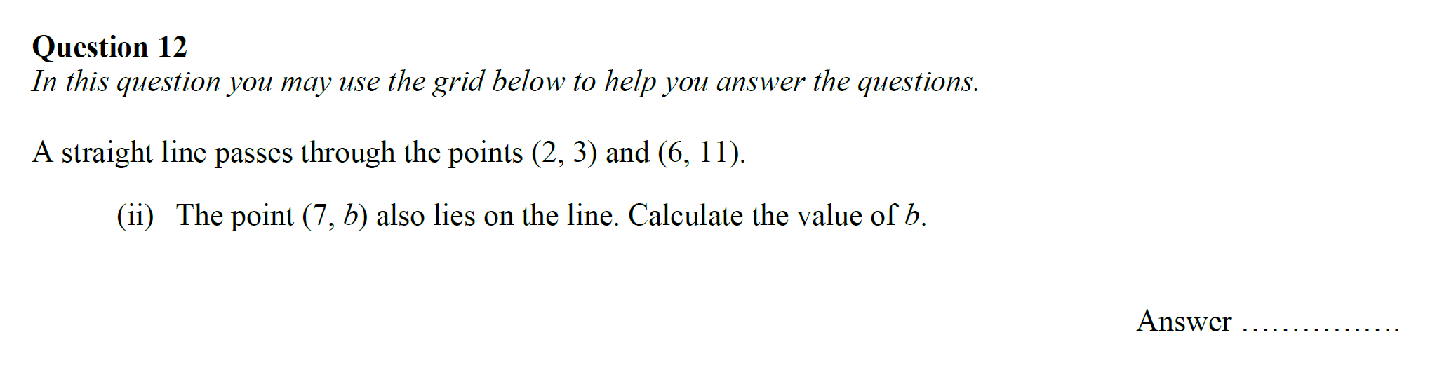 Question 29 - Oundle School 11 Plus 2017 Junior Entrance Examination