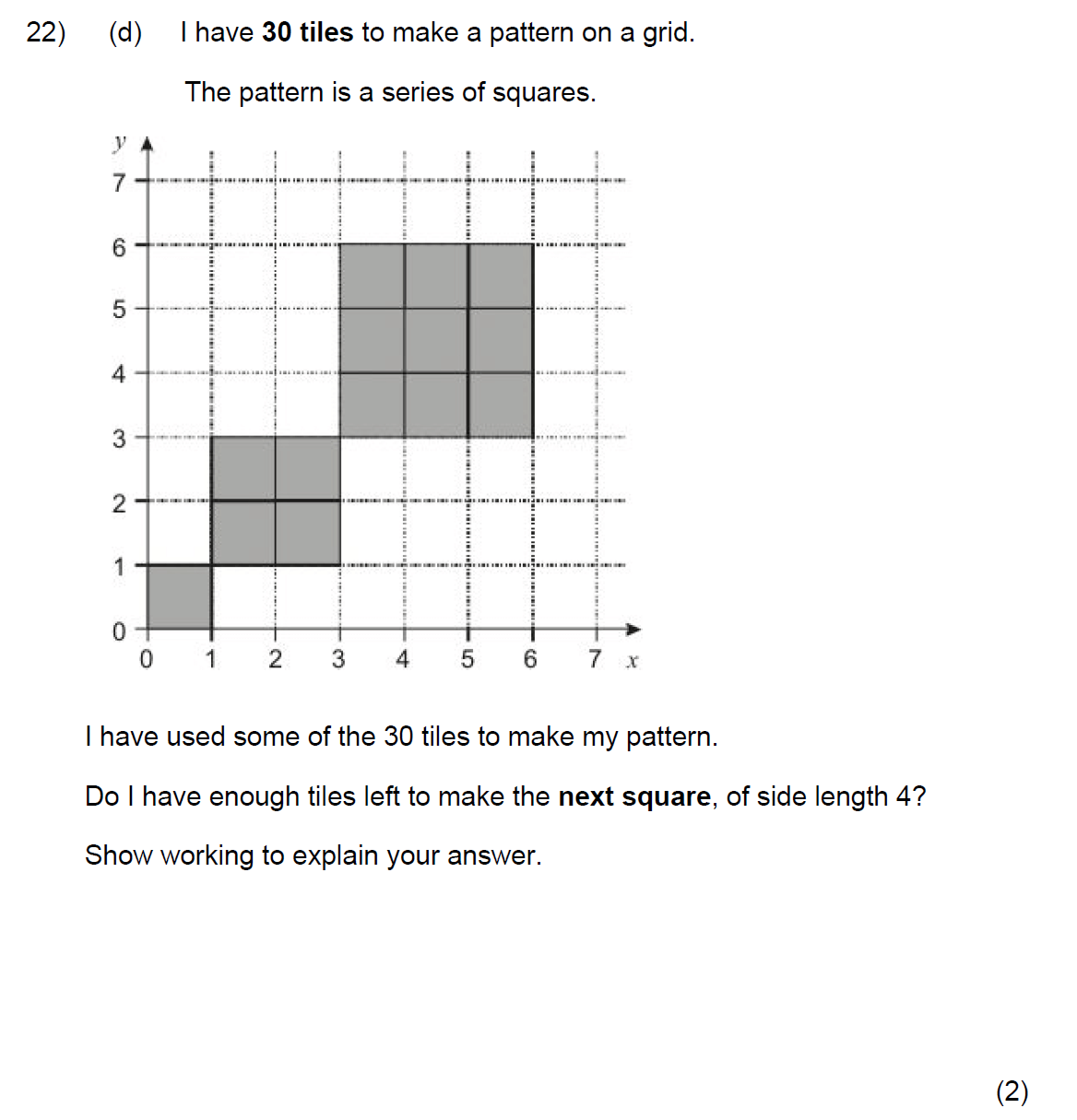 Question 33 - Kent College 11 Plus Maths Entrance Examination 2015