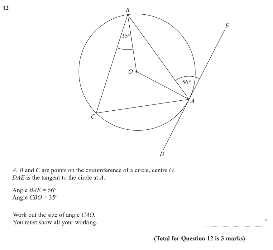 GCSE (9-1) Maths - Circles, Sectors And Arcs - Past Paper Questions ...