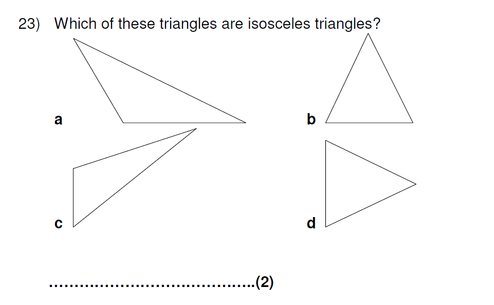 Question 34 - Kent College Canterbury 11 Plus Entrance Examination 2013
