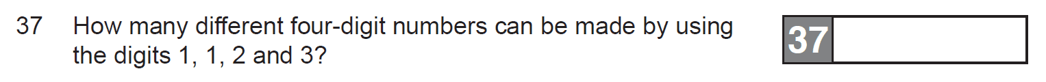 Question 37 - The Manchester Grammar School 2008 11 Plus Arithmetic Part 1