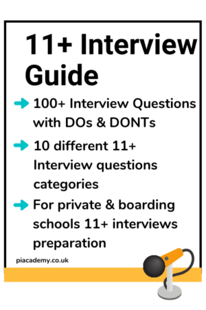 11 Plus Interview Guide